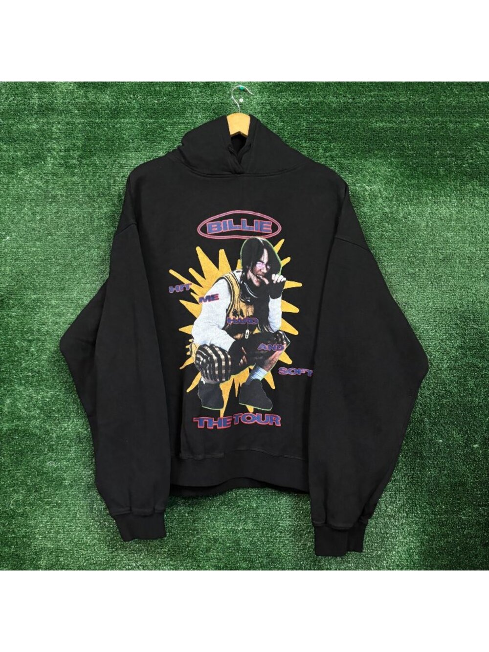 Billie Eilish Hit Me Hard and Soft The Tour Hoodie Size Extra Large